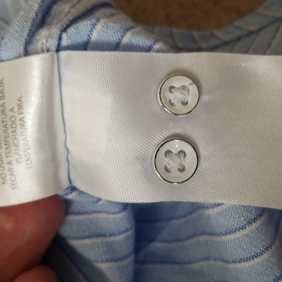 DL1961 Nassau Manhattan pinstripe button down shirt - Picture 8 of 8